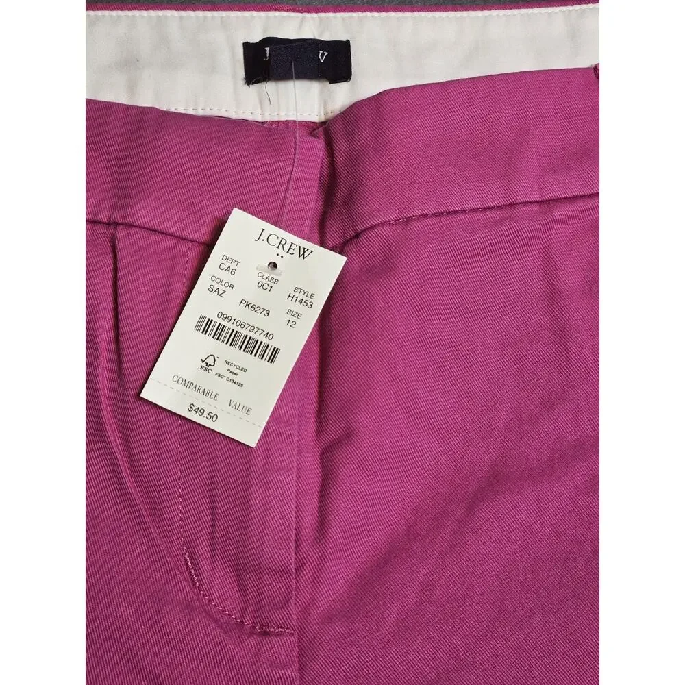 J.Crew Shorts Womens 12 Hot Pink 5